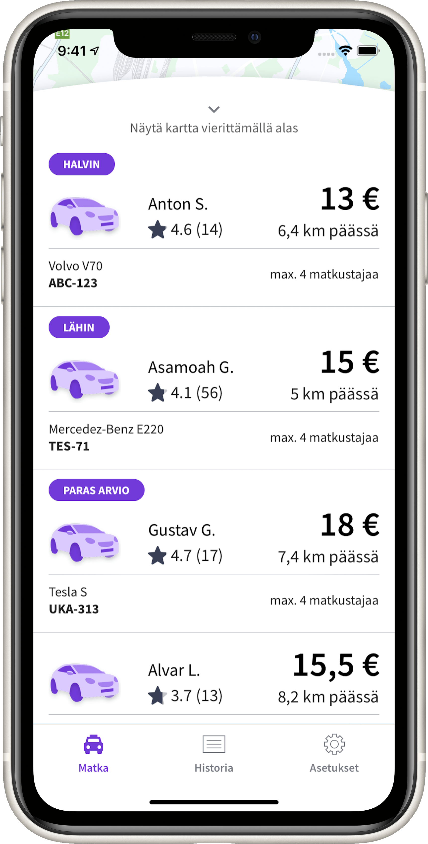 Valitse paras tarjous